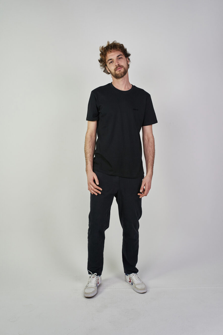 lable.shirt schwarz-schwarz