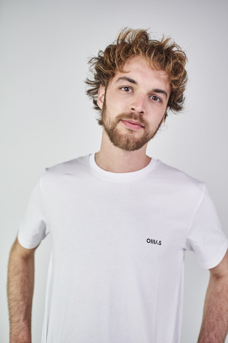 lable.shirt weiß-schwarz